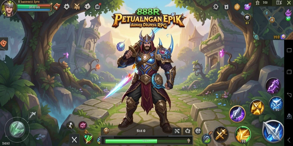 Screenshot menampilkan gameplay RPG yang menakjubkan dan mendalam.