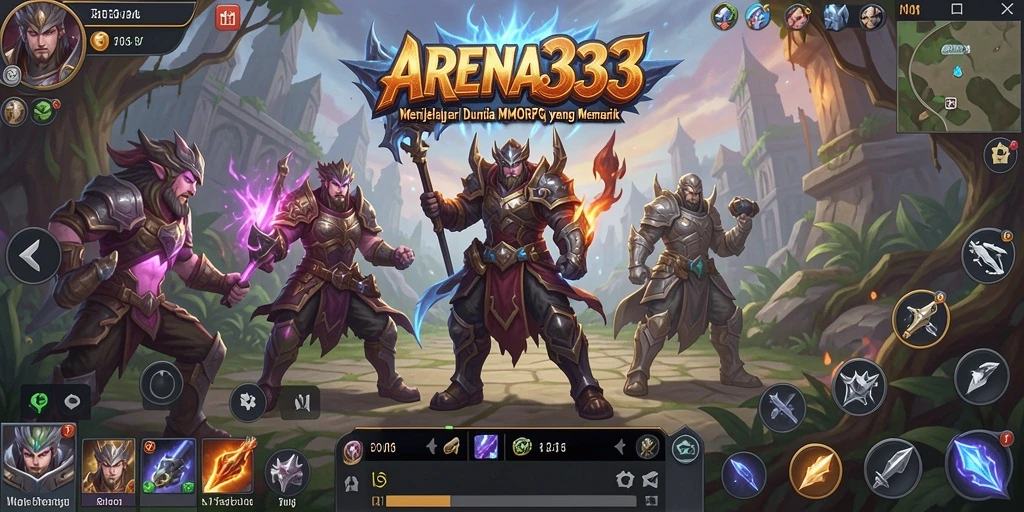Gameplay epik dalam ARENA333, penuh aksi dan petualangan