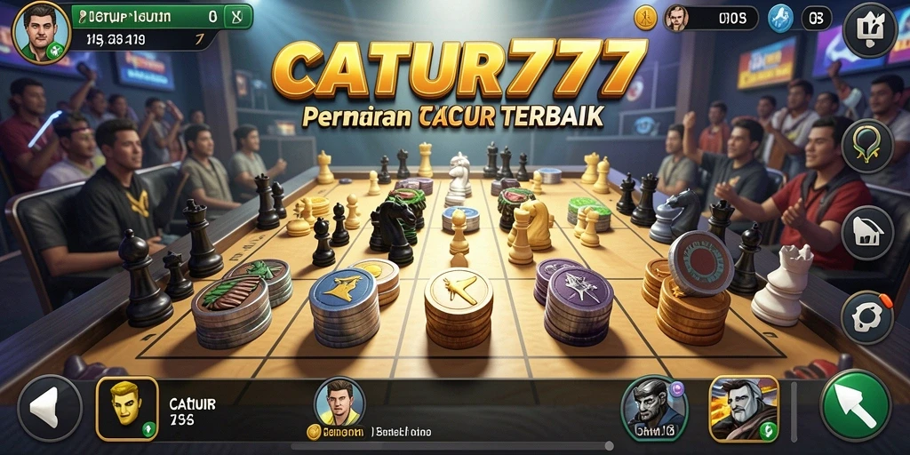 Tampilan gameplay CATUR777 yang penuh strategi dan tantangan.