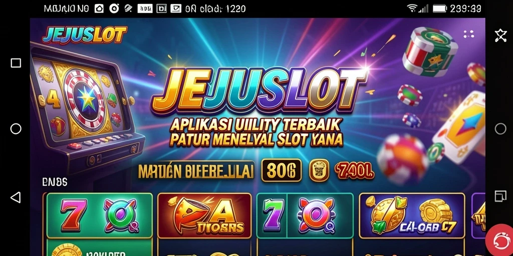 Tampilan gameplay menarik dan informatif dari JEJUSLOT.