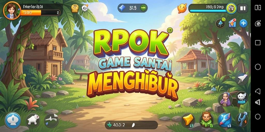 Screenshot gameplay RPOK yang menunjukkan momen menyenangkan dalam permainan Casual.