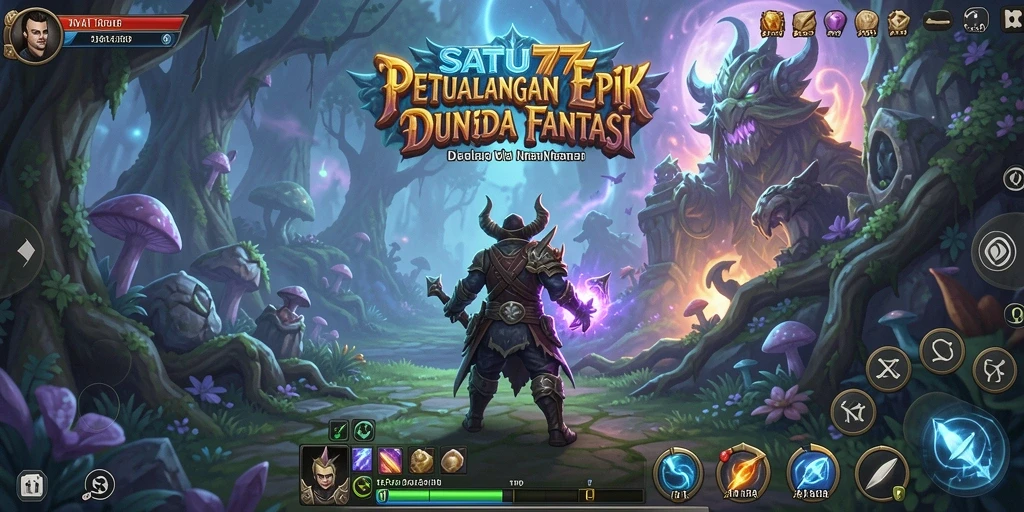 Tampilan gameplay RPG yang memikat dan menantang.