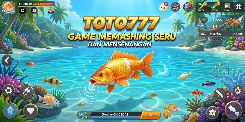 Tampilan gameplay TOTO777 yang menampilkan aksi memancing seru.